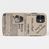 ヴィンテージのスチュワーデス航空会社の搭乗員 Case-Mate iPhoneケース (裏面(横))