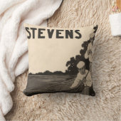 ヴィンテージのスティーヴンスの火器銃の家の装飾の枕 クッション (ブランケット)