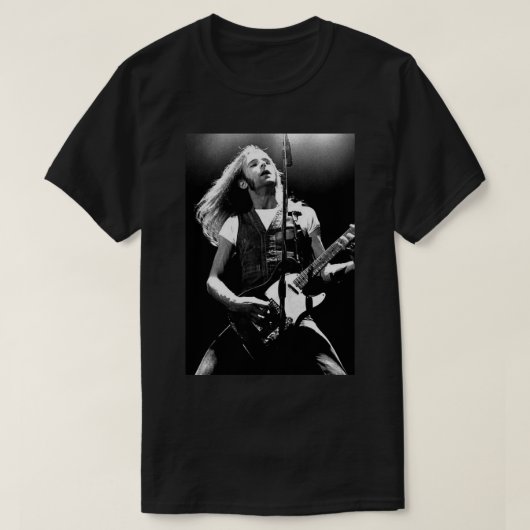 ヴィンテージのステータスQuo Rock n Roll Music Poster Tシャツ (デザイン正面)