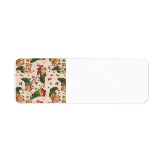 ヴィンテージのストッキングラベル ラベル (正面)