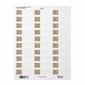 ヴィンテージのストッキングラベル ラベル (フルシート)