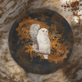 ヴィンテージのスノーフールオンオレンジダマスクハロウィーン ペーパープレート