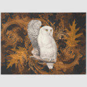 ヴィンテージのスノーフールオンオレンジダマスクハロウィーン 薄葉紙 (正面)