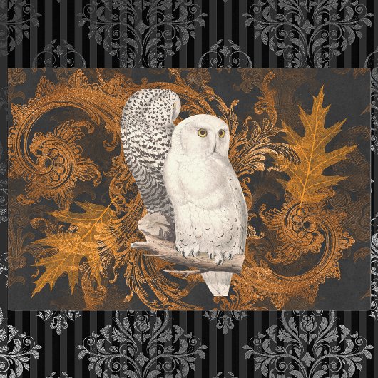 ヴィンテージのスノーフールオンオレンジダマスクハロウィーン 薄葉紙