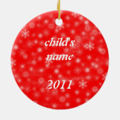 ヴィンテージのスパニエル犬の子犬のオーナメント セラミックオーナメント (裏面)