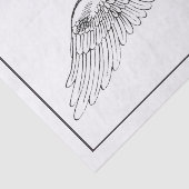 ヴィンテージのスフィンクスのイラストレーション 薄葉紙 (詳細)