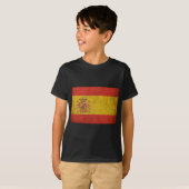 ヴィンテージのスペインの旗 Tシャツ (正面フル)
