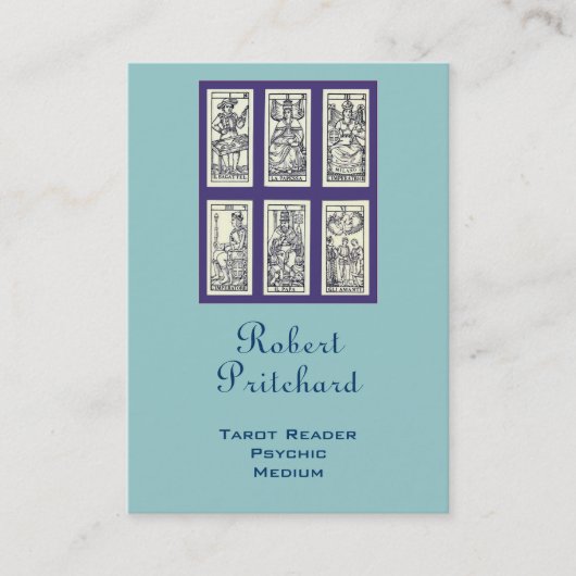 ヴィンテージのスペイン人のタロット 名刺 (正面)