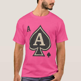 ヴィンテージのスペードのエース - ダストレスポーカークレスト Tシャツ