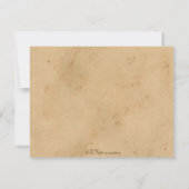 ヴィンテージのスポーツのパーソナライズなメッセージカード-野球 ノートカード (裏面)