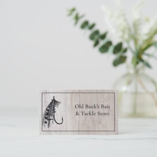 ヴィンテージのスポーツの釣餌のタックルの店 名刺 (スタンド正面)