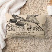 ヴィンテージのスミス火器銃のアヒルの家の装飾の枕 ランバークッション (ブランケット)