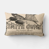 ヴィンテージのスミス火器銃のアヒルの家の装飾の枕 ランバークッション (裏面)
