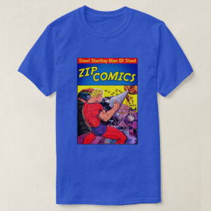 ヴィンテージのスーパーヒーローの漫画本カバー芸術 Tシャツ