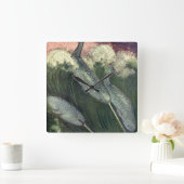 ヴィンテージのセイウイ、海洋生物 クジラ 海洋動物 スクエア壁時計 (ホーム)