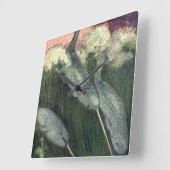 ヴィンテージのセイウイ、海洋生物 クジラ 海洋動物 スクエア壁時計 (傾斜)