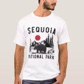 ヴィンテージのセコイア国立公園カリフォルニアくま Tシャツ (正面)