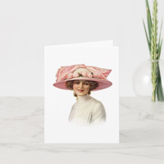 ヴィンテージのセットMillinery Notecard (3) カード (正面)