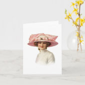 ヴィンテージのセットMillinery Notecard (3) カード (黄色い花)