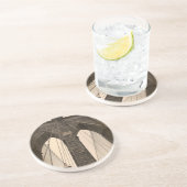 ヴィンテージのセピア色のブルックリン橋 コースター (側面)