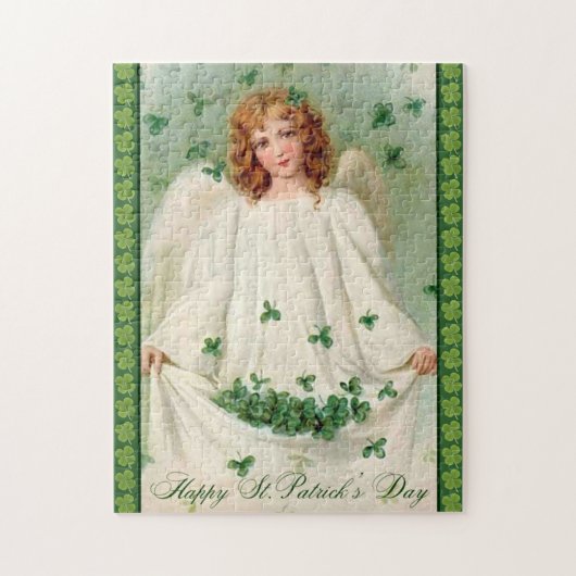 ヴィンテージのセントパトリックの日のパズル ジグソーパズル (縦)