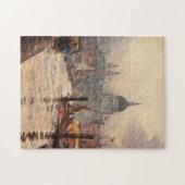 ヴィンテージのセントポールのカテドラルテムズロンドンイギリス ジグソーパズル (横)