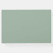 ヴィンテージのセージのモノグラムクレスト ゲストブック (裏面)