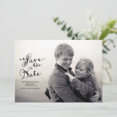 ヴィンテージのセーブ・ザ・デート案内 セーブザデート (スタンド正面)