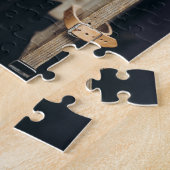 ヴィンテージのタイプライターのパズル ジグソーパズル (側面)