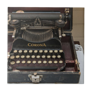 ヴィンテージのタイプライター タイル