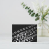 ヴィンテージのタイプライター 名刺 (スタンド正面)