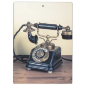 ヴィンテージのタイプ作家のモノグラムのイニシャルの用箋挟 クリップボード (裏面)