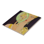 ヴィンテージのタイルの反射の流行のフラッパーの鏡 タイル (側面)