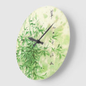 ヴィンテージのタケ ラージ壁時計 (傾斜)