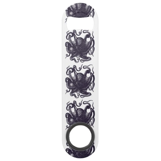 ヴィンテージのタコのイラストレーション スピード栓抜き (正面)