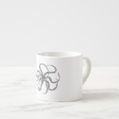 ヴィンテージのタコのテンプレート エスプレッソカップ (正面右)