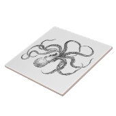 ヴィンテージのタコのテンプレート タイル (側面)