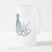 ヴィンテージのタコのマグ フロストグラスビールジョッキ (正面右)