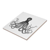 ヴィンテージのタコの海の海動物 タイル (側面)