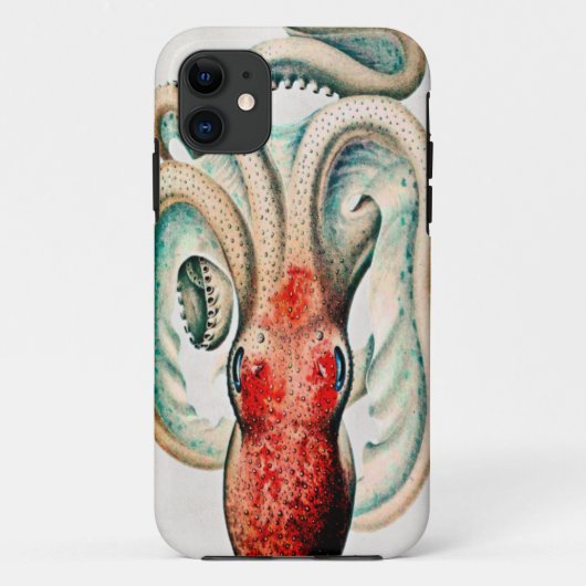 ヴィンテージのタコの箱 Case-Mate iPhoneケース (裏面)