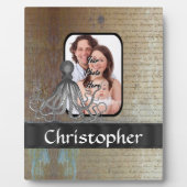 ヴィンテージのタコ フォトプラーク (正面)