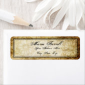 ヴィンテージのタトゥー翼ハートリターンラベル ラベル (インサイチュ)