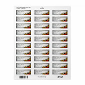 ヴィンテージのタトゥー翼ハートリターンラベル ラベル (フルシート)