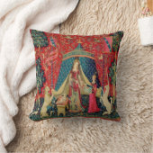 ヴィンテージのタペストリーのクッション クッション (ブランケット)