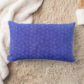 ヴィンテージのタマキビのバイオレット ランバークッション (ブランケット)