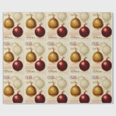 ヴィンテージのタマネギの図表のイラストレーションのギフトの紙 ラッピングペーパー (フラット)