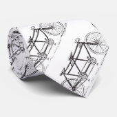 ヴィンテージのタンデム自転車のタイ ネクタイ (ロール)