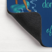 ヴィンテージのダイヤモンドのアフリカ系アメリカ人のピンナップの人魚 マウスパッド (コーナー)