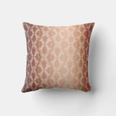 ヴィンテージのダマスク織 クッション (裏面)