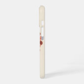 ヴィンテージのダリア iPhone 16ケース (左側面)